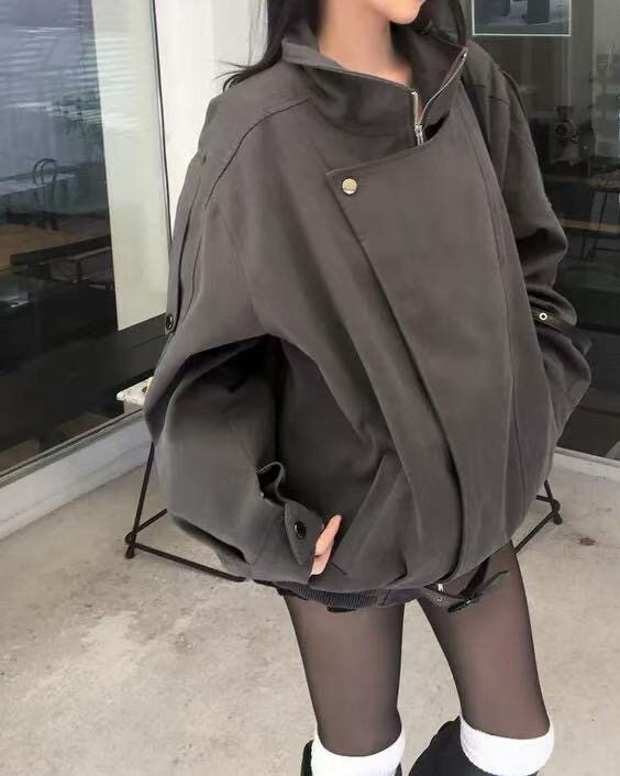 オーバーサイズショートミリタリージャケット
