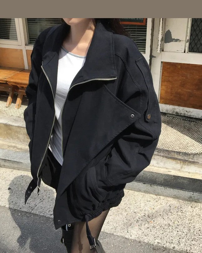 オーバーサイズショートミリタリージャケット