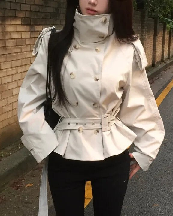 ショートトレンチジャケット